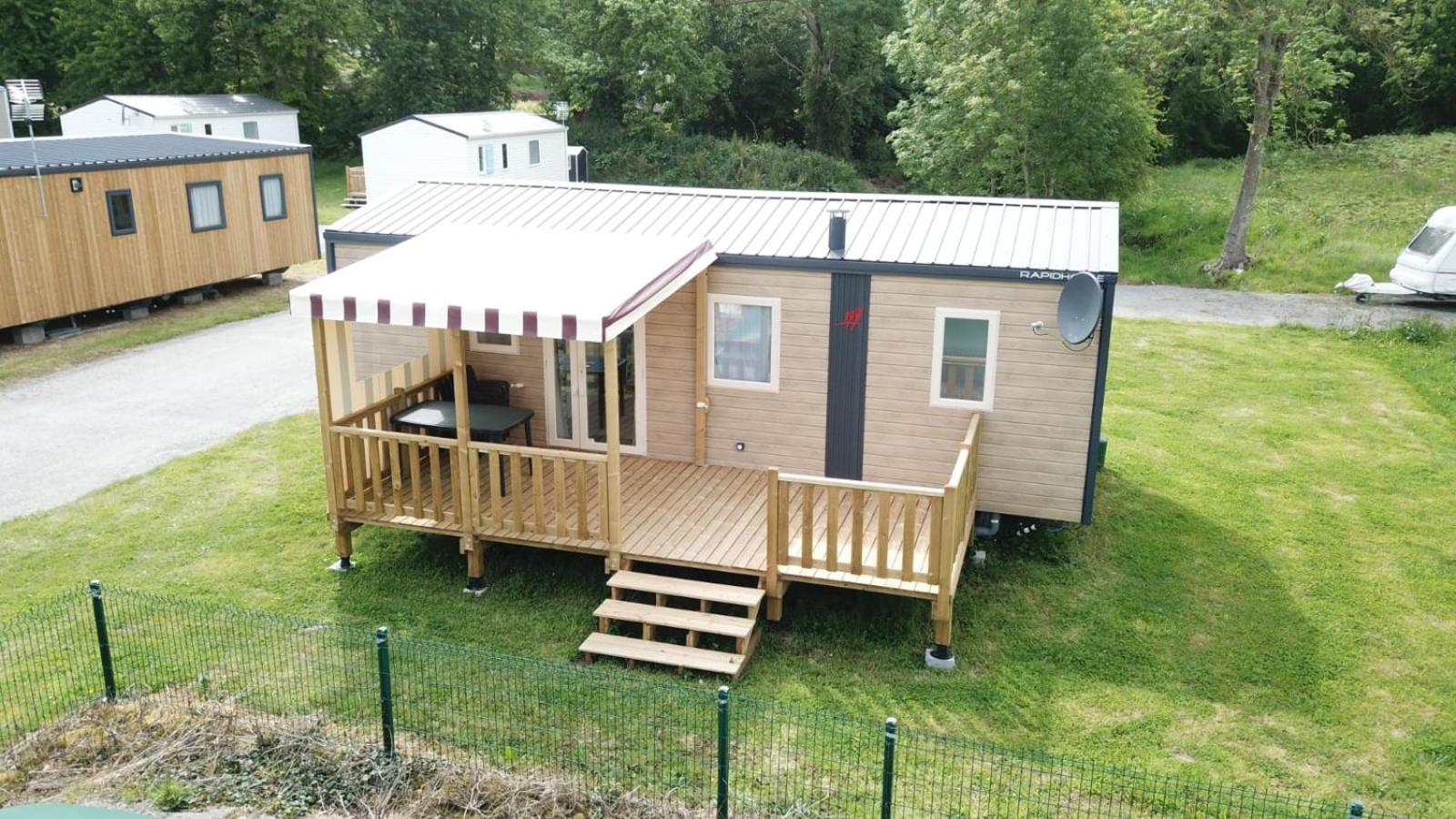 Camping Le Balcon De La Baie Saint-Marcan Luaran gambar